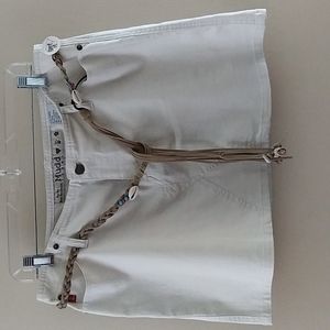 Y2k Mudd Jeans Beige Skirt sz 13